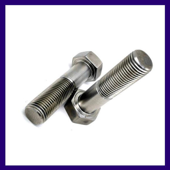 TORNILLO CABEZA HEX. METRICO CON VASTAGO 304 INOX.