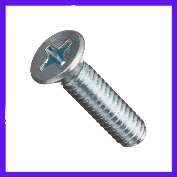 TORNILLO CABEZA PLANA PHILLIPS GALVANIZADO