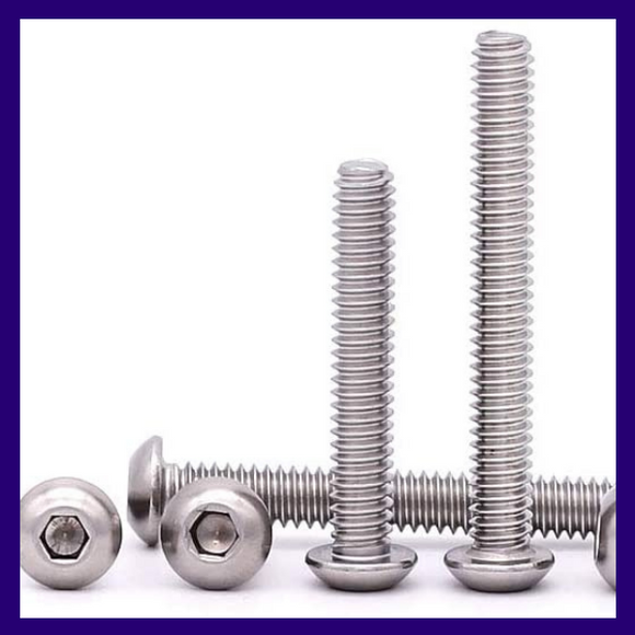 TORNILLO SOCKET CABEZA BOTON STANDAR INOX. 304