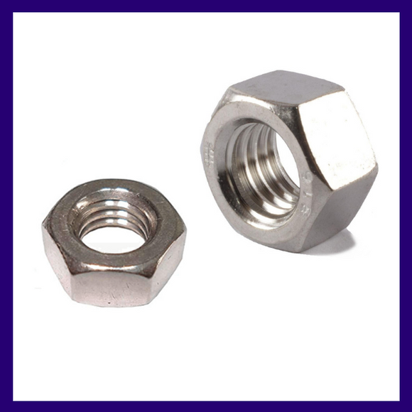 TUERCA HEXAGONAL INOX. PESADA STANDAR 304