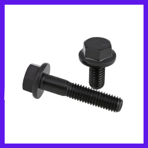 TORNILLO  CABEZA  HEXAGONAL FLANGE CL 10.9 MM NEGRO