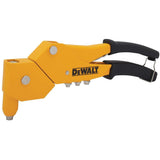 DEWALT herramienta remachadora de cabeza giratoria resistente, 6 pulgadas