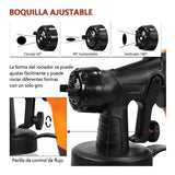 SWRWJ Pistola de Pintura,Pulverizador de Pintura para Hogar,400W Pistola para Pintar Eléctrica,Pistola de Pintura Eléctrica Multipropósito,con Recipiente de 950 ml para Hogar y DIY Pintura