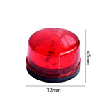 lifcasual Alarma con Cable Señal estroboscópica Advertencia Luz LED Intermitente 12V 120mA Seguridad Segura para Sistema de Alarma, Rojo