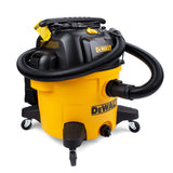 DEWALT aspiradora húmedo y seco de 9 galones, aspiradora Resistente con Accesorios, 5 Picos HP, con función de soplador, DXV09PA, Amarillo