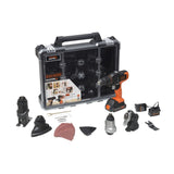 BLACK+DECKER Juego de Herramientas MATRIX 6 Piezas MTX20K6A-B3 + Mesa de Trabajo Multiusos WM125