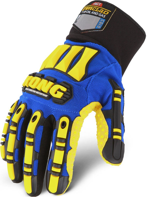 Ironclad KONG SDXW2-03-M Guantes de impacto de seguridad de aceite y gas, mediano