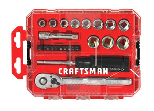 Craftsman CMMT12011 - Juego de llaves de vaso (24 unidades, 3/8")