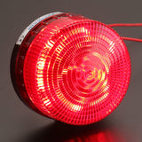 Baomain Industrial Signal Warning lamp Alrededor Rojo Luz de advertencia Parpadeo LTE-5061 AC 110V 3W