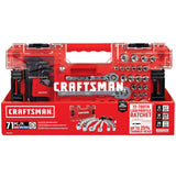 CRAFTSMAN Versastack - Juego de herramientas mecánicas de 1/4 y 3/8 pulgadas, 71 piezas (CMMT45171)