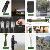 ACEROMT - Regalos para hombres, papá, él, marido, día del padre, kit de supervivencia, equipo y equipo de supervivencia, accesorios de campamento, accesorios de camping, regalo de cumpleaños para