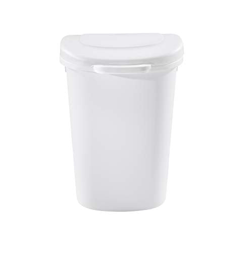 Rubbermaid Spring-Top - Papelera, 49.2 litros, Toque Superior, Blanco, 13-Gallon, 1