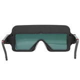 YYQTGG Gafas Protectoras para Soldador, Patillas ventiladas PP ABS Gafas Protectoras para Soldador Luz Variable automática Fácil de Usar Número de Brillo DIN4 para Gas