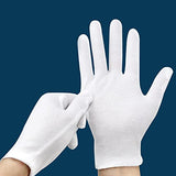 KALLORY 15 Pares de Guantes de Algodón Guantes de Algodón Hidratantes Guantes Transpirables para Mujeres con Las Manos Secas Eczema