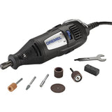 Dremel 100-N/7 Kit de herramientas rotativas de una sola velocidad con 7 accesorios