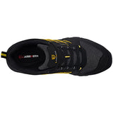 LARNMERN Zapatos con Punta de Acero para Hombre, Botas de Trabajo de Seguridad indestructibles y Antideslizantes, cómodas Zapatillas antipinchazos para Hombre L91182(28.0 cm, Negro y Amarillo)