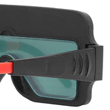 YYQTGG Gafas Protectoras para Soldador, Patillas ventiladas PP ABS Gafas Protectoras para Soldador Luz Variable automática Fácil de Usar Número de Brillo DIN4 para Gas