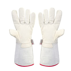 Guantes criogénicos LN2 de 62 cm de largo, guantes protectores de nitrógeno líquido (24.4 pulgadas de largo, 6.2 pulgadas de ancho) (1 par)