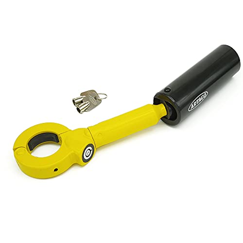 Artago 862A/B - Barra antirrobo para palanca de freno de coche, rosca de ajuste de cambio más adaptable