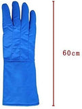 Guantes impermeables, guantes de nitrógeno líquido. Guantes criogénicos Guantes de trabajo protector impermeables Guantes de nitrógeno líquido congelados Guantes impermeables Almacenamiento frío Cryo