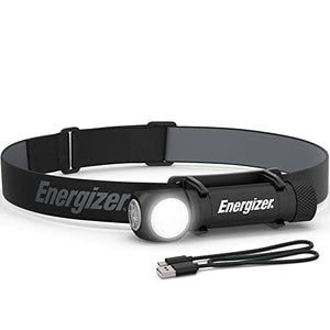 Energizer Faro LED Recargable X1000, Ultra Brillante IPX4 Resistente al Agua, Modo Turbo de 1000 lúmenes, Faro para Exteriores, Emergencia de Corte de energía, (Cable USB Incluido)