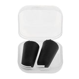 yotijay Paquete de 40 tapones de esponja desechables , protectores auditivos, tapones para los oídos con ruido , Negro