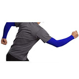 Mangas para brazo de seda hielo, con protección solar UV UPF 50, Paq4 pares,Mangas protectoras de brazos para baloncesto, correr, ciclismo, golf, béisbol y fútbol