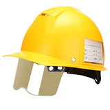 HARDHAT Casco De Obra, El Casco De Seguridad Industrial MáS Ligero. Lente Oculta RetráCtil, DiseñO De RetencióN De La Barbilla, Refuerzo Resistente del Remache.