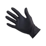 Counter Culture DIY Guantes desechables de nitrilo sin polvo ni látex, color negro, 4 ml, 100 por caja, tamaño mediano