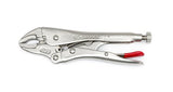 Crescent 5 Piece 5 Inch, 7 Inch & 10 Inch Curved Jaw & 6 Inch & 9 Inch Long Nose Locking Pliers with Wire Cutter - CLP5SETN