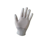 Guantes 2 unids Guantes antiestáticos en Caliente antiestático ESD Guantes de Trabajo electrónicos PU Recubierto Dedo Dedo PC Antideslizante (Color : 1Pair S)