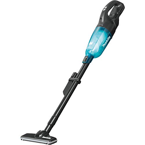 Makita XLC04ZBX4 Aspiradora inalámbrica de 3 velocidades sin escobillas de iones de litio de 18 V, con botón pulsador, solo herramienta