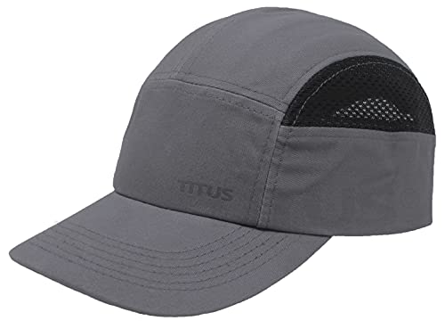 TITUS Gorra de seguridad ligera – Gorra protectora estilo béisbol (gran ventilación, gris)