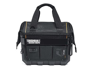 Toughbuilt CT-62-16A Bolsa de herramientas de boca grande de cuerpo duro de 400 m