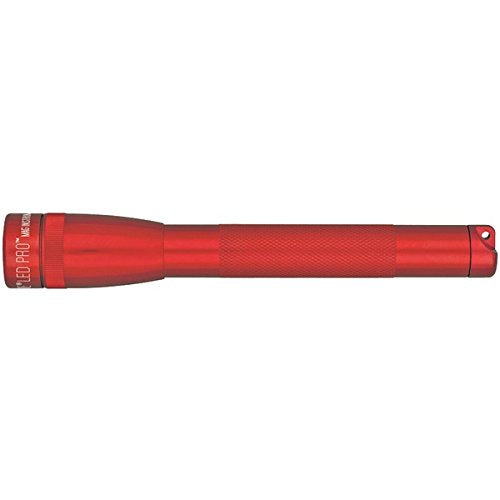 MAGLITE SP2P03H Mini MAGLITE(R) Linterna LED Pro de 272 lúmenes (rojo) para camping, senderismo, viajes