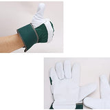 LSSJJ Guantes De Trabajo De Seguridad Suministros De Protección Laboral Soldando Cortos Soldador Resistente A Los Guantes 26 × 12 Cm