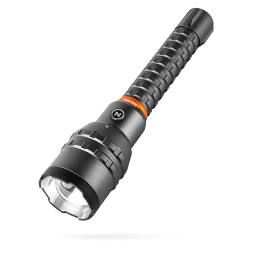 NEBO DAVINCI 12000, recargable por USB, linterna de 12.000 lúmenes con zoom 2x, 5 modos de luz, impermeable (IP67) y banco de energía, linterna brillante para EDC, caza, camping