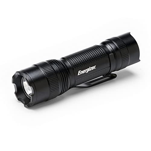 Energizer Linterna táctica LED, Linterna Resistente Brillante para emergencias y Equipo de Campamento, Linterna EDC Resistente al Agua, Paquete de 1, Negro