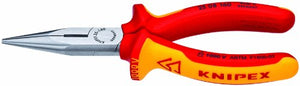 KNIPEX - 2508160 SBA Tools - Alicates de punta larga con cortador, aislamiento de 1000 V (2508160SBA)