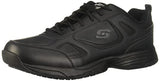 Skechers, Tenis para Trabajo para Hombre, Dighton 77111, Negro, 27 Ancho Medio