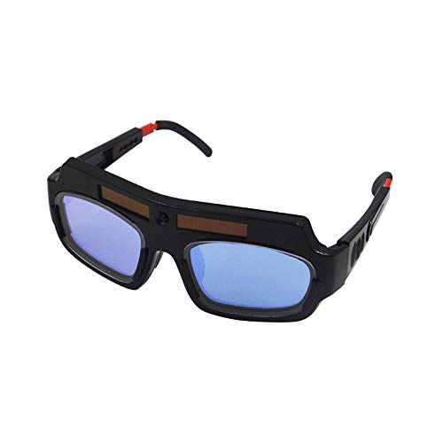 Extaum Solar Powered Auto Oscurecimiento Soldadura Goggle M?scara Lente Ancho Casco Soldador Gafas PC Lens Ojo Gafas para Protecci?n de Soldadura Soldadura por Arco Soldadura de Pulido