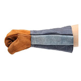 Petrikora Guantes de Soldadura para TIG Resistentes el Calor Guantes de Soldadura Los soldadores Trabajan Suave Cuero de Piel de Vaca más Guantes for Proteger la Herramienta de Mano