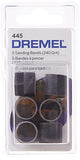 Dremel 445 Lija Cilíndrica 1/2 Pulgada Grano 240, 6 Piezas