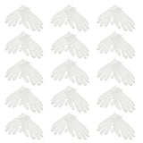 KALLORY 15 pares de guantes hidratantes durante la noche, guantes de algodón para cosméticos, guantes de mano exfoliantes, guantes de spa de belleza, guantes de limpieza para eccema, piel seca, spa