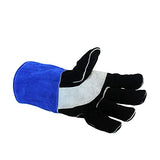 Kit de soldadura Cuero ARCO Guantes de soldadura Los guantes de trabajo de los soldadores de los guantes de seguridad de la seguridad de la seguridad del aislamiento Guantes de soldadura TIG CALENTE H