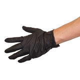 Guantes industriales de nitrilo negro grandes/XL, resistentes a rasgaduras y productos químicos, guantes desechables sin látex, textura en la punta del dedo, 5 mil de grosor (caja de 100)