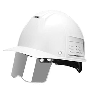 HARDHAT Casco De Obra, El Casco De Seguridad Industrial MáS Ligero. Lente Oculta RetráCtil, DiseñO De RetencióN De La Barbilla, Refuerzo Resistente del Remache.