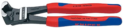 KNIPEX - 62 02 200 Tools - Pinzas de corte de extremo de tornillo de alta palanca, multicomponente (6102200)