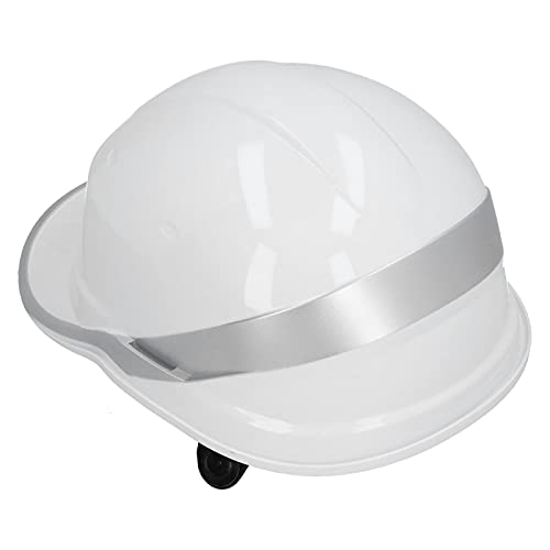 Casco de Seguridad Casco de Seguridad con Absorción de Impactos Protección de Casco Ajustable Casco de Seguridad Estilo Gorra Americana con Rayas Reflectantes Equipo de Protección de Construcción