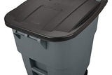 Rubbermaid Commercial Products Brute - Reciclaje con ruedas de alta resistencia, Sencillo, Azul, 50G